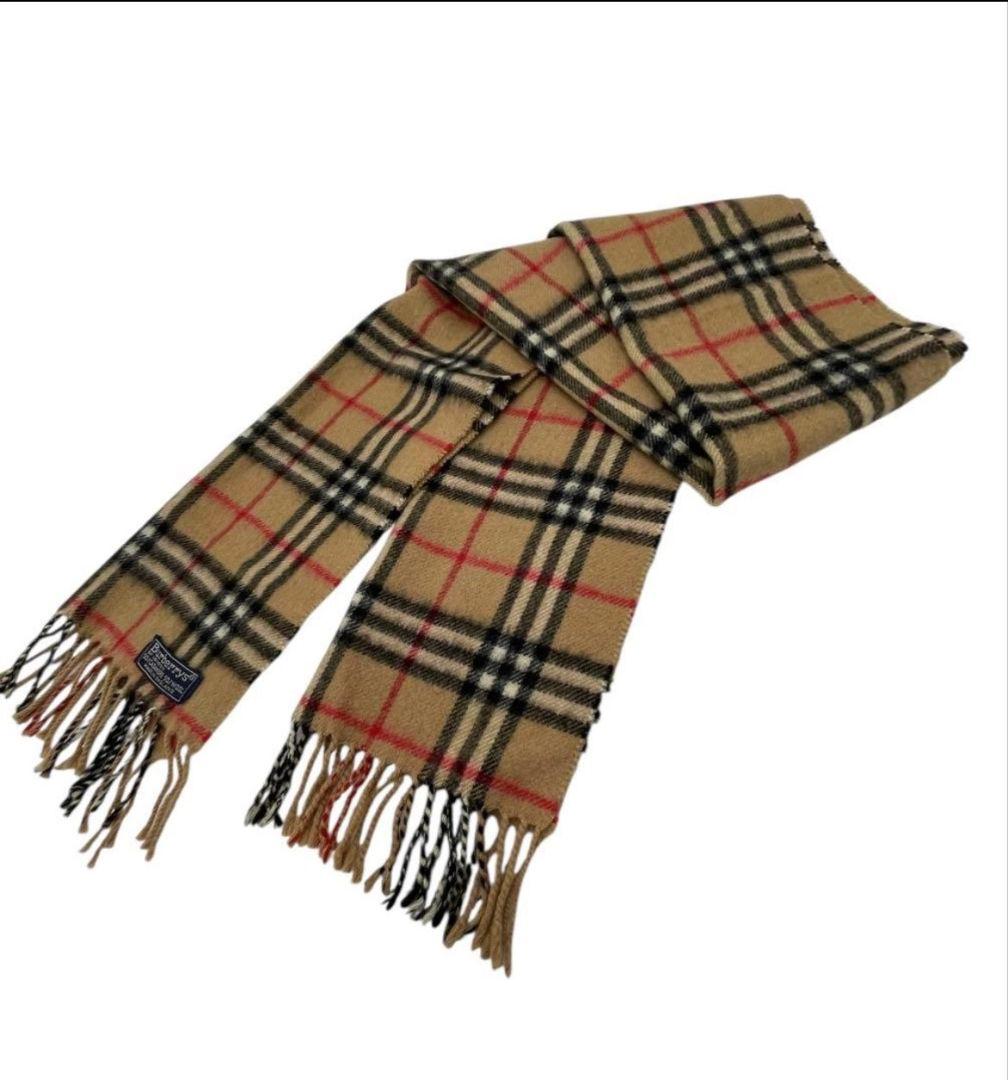 Burberry ベージュ チェック柄 マフラー