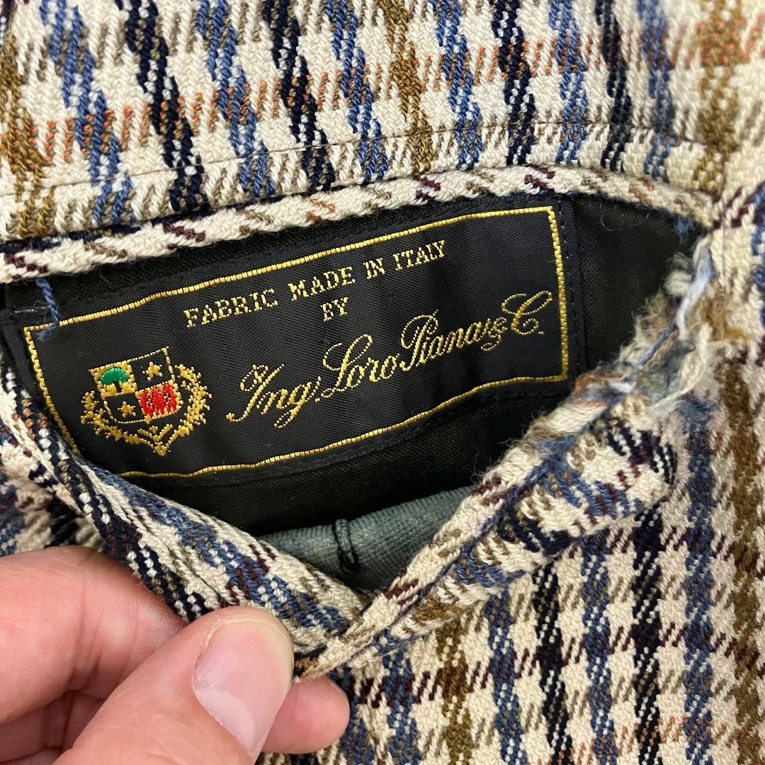 週末限定価格 LARDINI×LORO PIANA ガンクラブチェックジャケット
