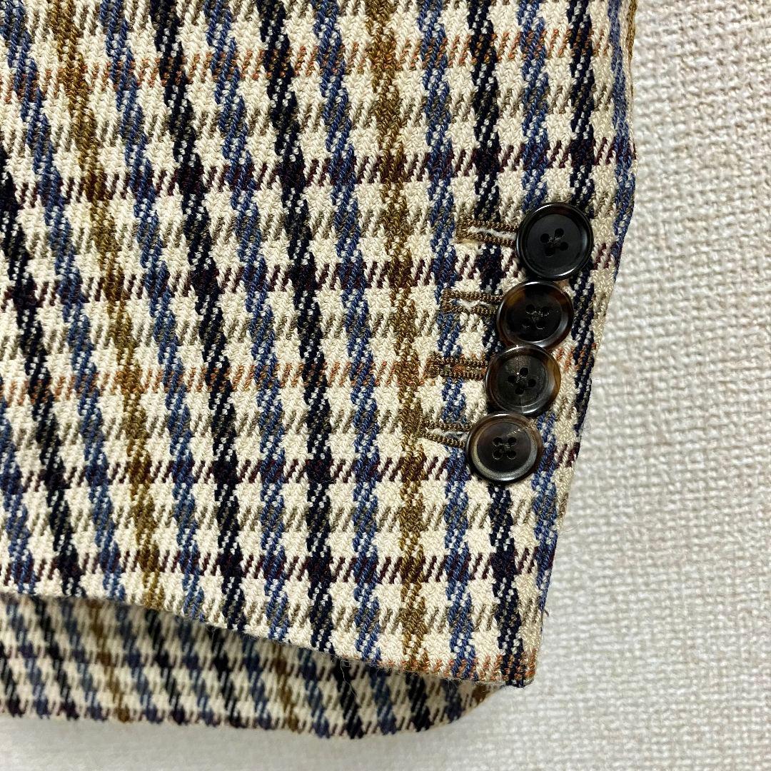 週末限定価格 LARDINI×LORO PIANA ガンクラブチェックジャケット