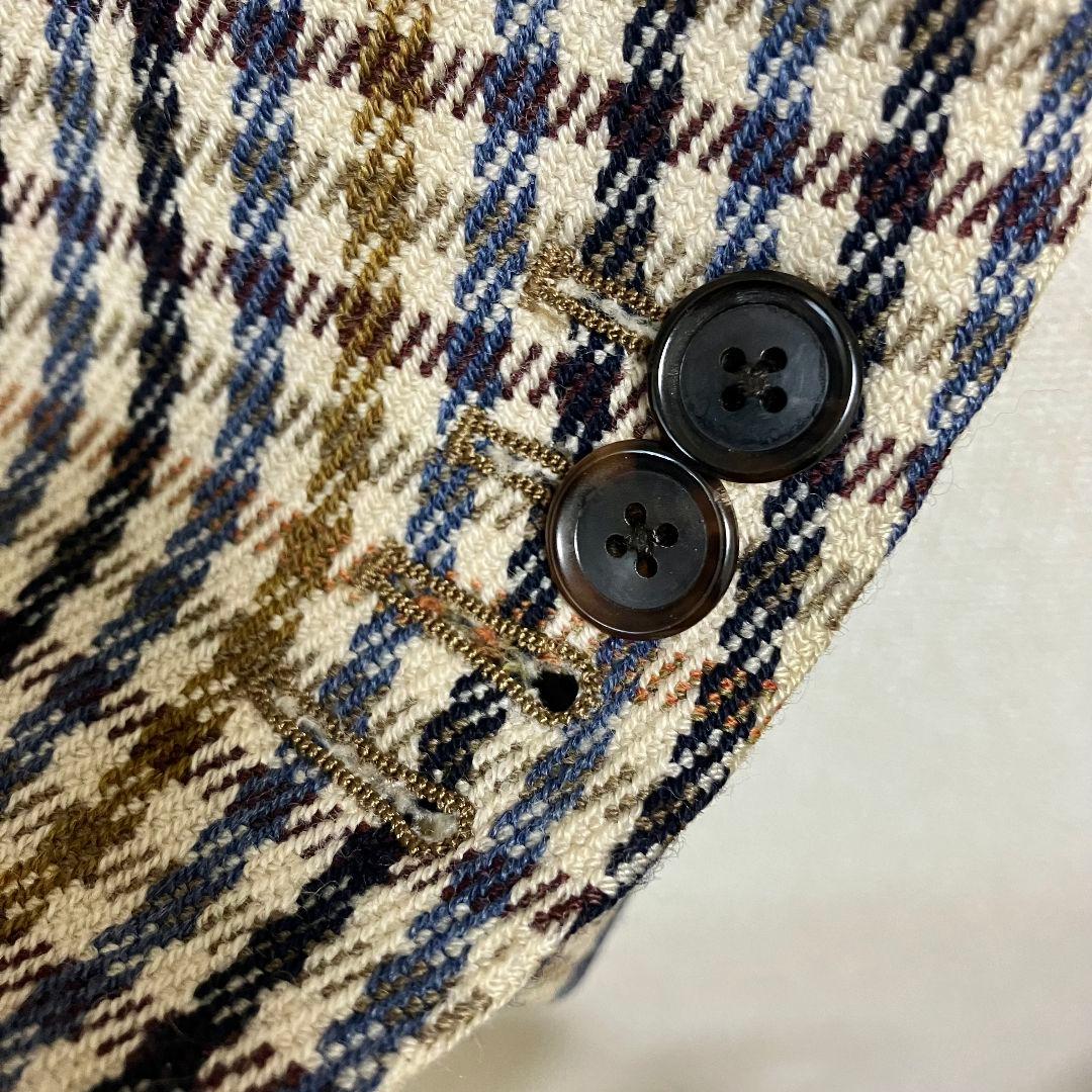 週末限定価格 LARDINI×LORO PIANA ガンクラブチェックジャケット