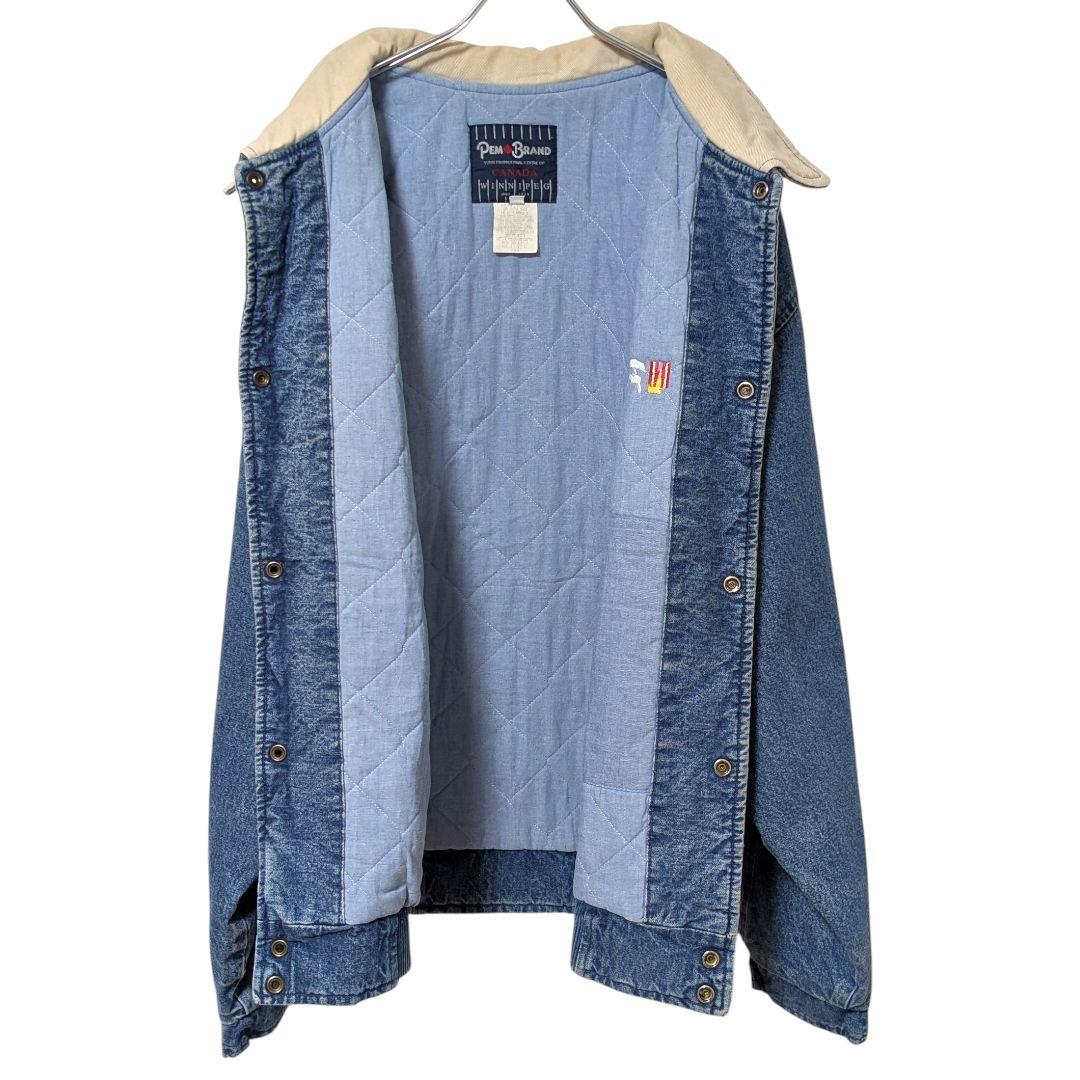 80s PEM BRAND 製 カバーオール 裏地 キルティング