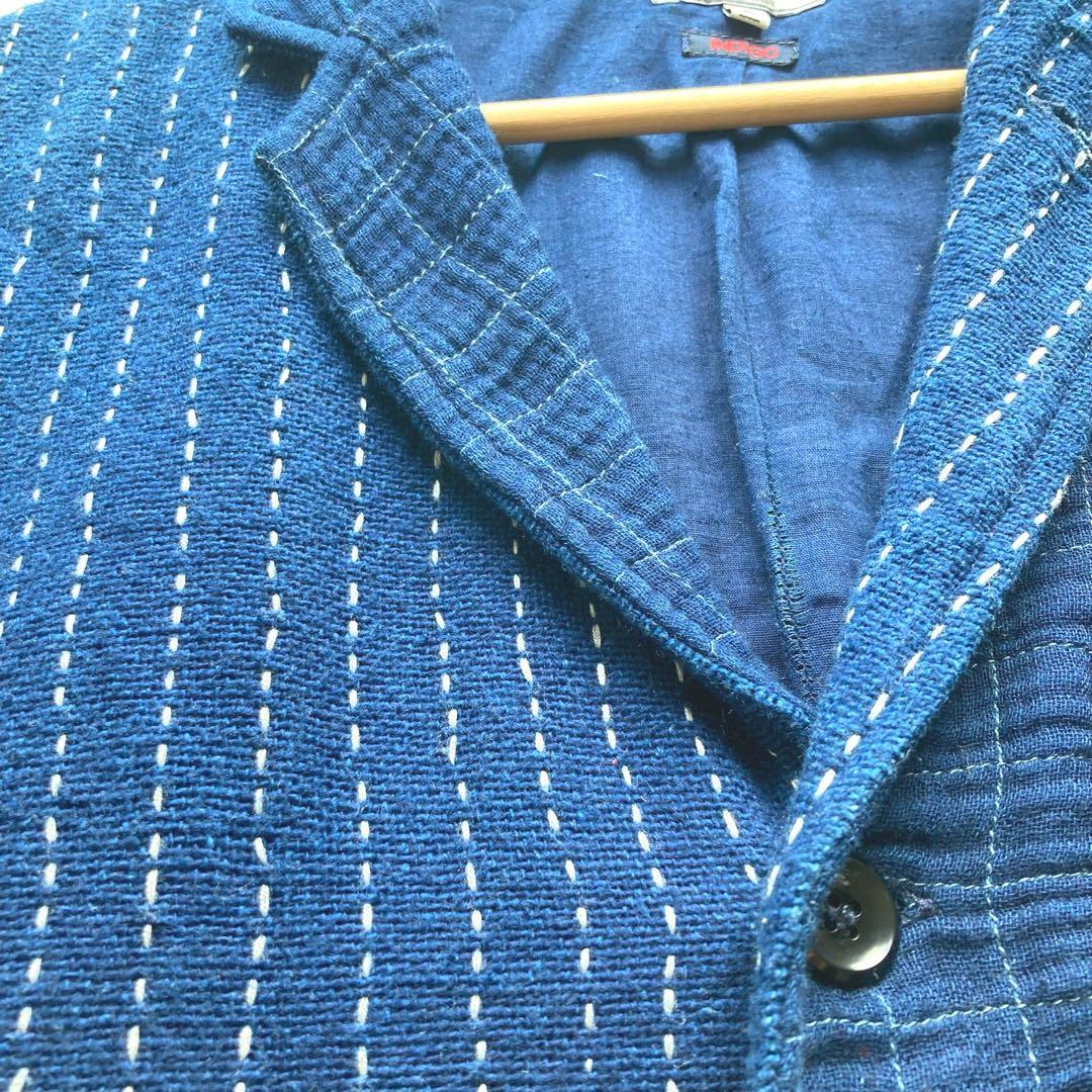 baobabGAIJIN MADE 刺し子　ャケット　藍色　2