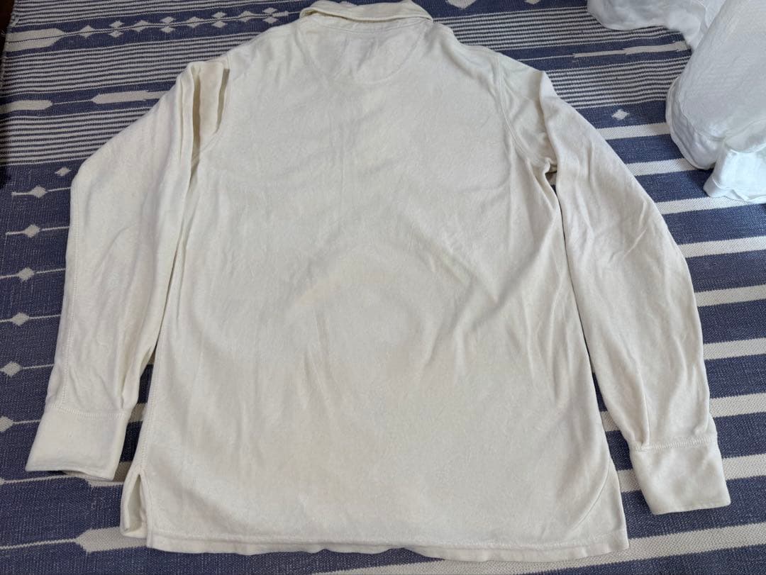 Drake’s V-Neck Long Sleeve Polo Shirt 36