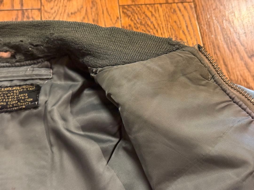 ★50s MA-1 最初期ML-J-8279米軍実物 レアサイズX-Large