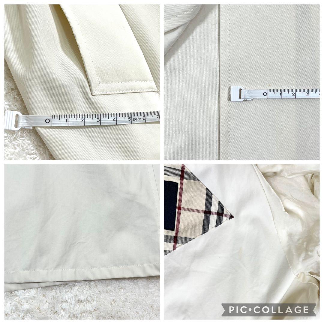 BURBERRY LONDON ステンカラー スプリングコート ロング ホワイト