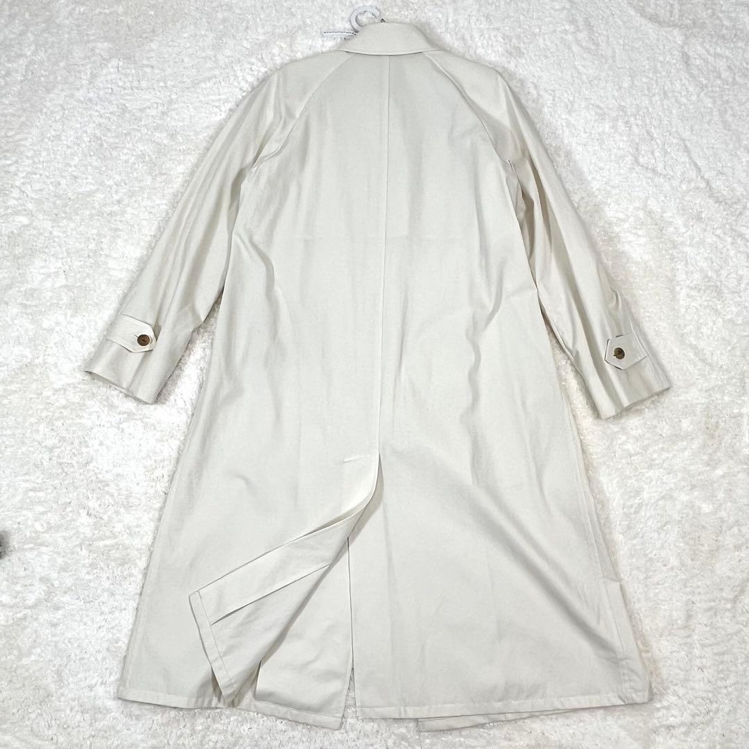 BURBERRY LONDON ステンカラー スプリングコート ロング ホワイト