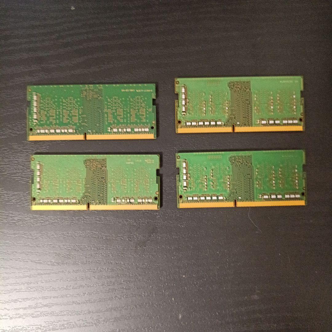 DDR4 4GB メモリ 4枚セット