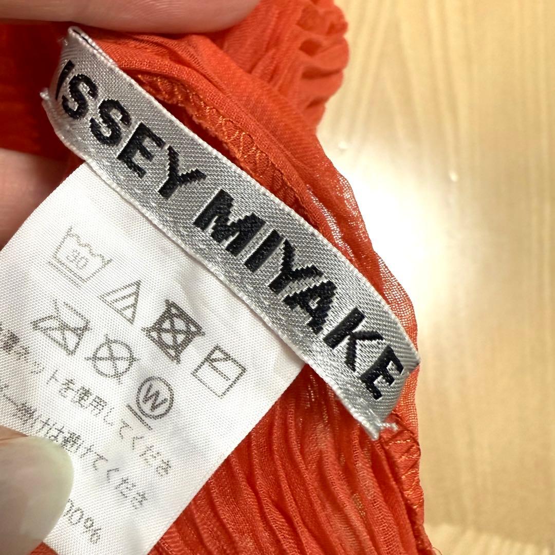 ISSEY MIYAKE シフォンツイスト 半袖 トップス