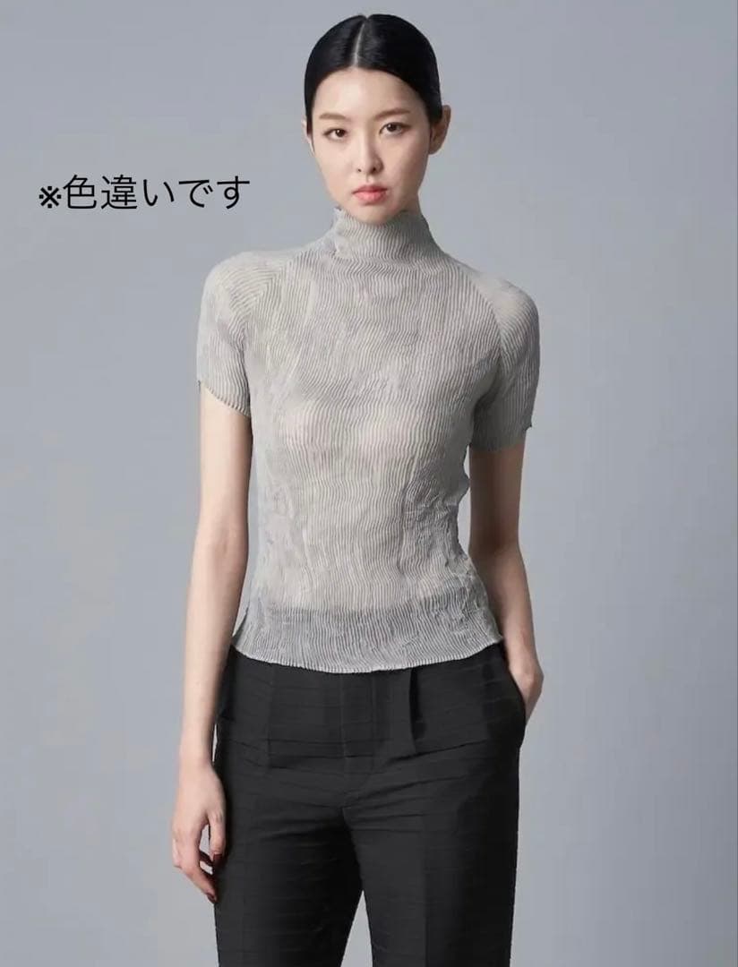 ISSEY MIYAKE シフォンツイスト 半袖 トップス