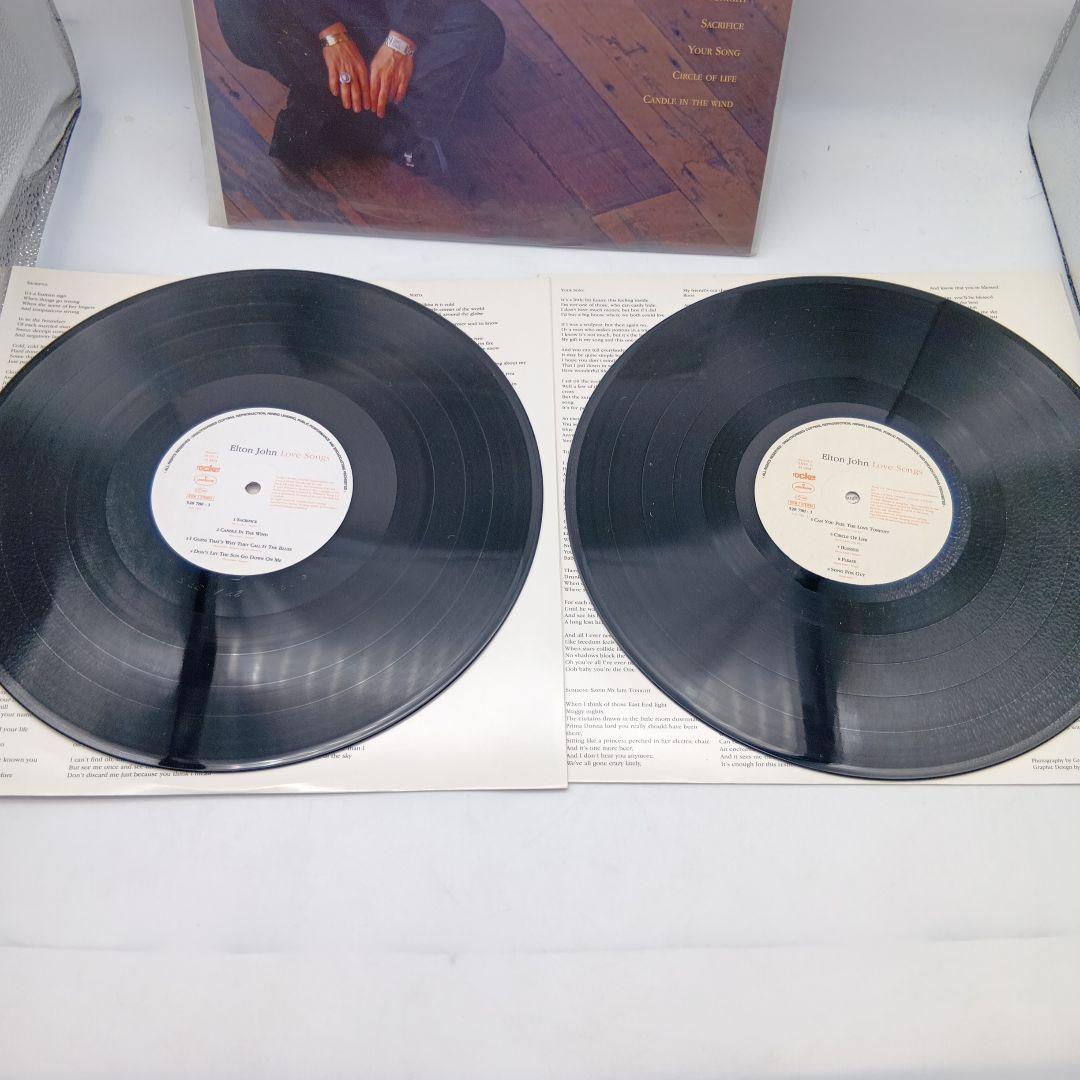 ④ Elton John Love Songs LPレコード