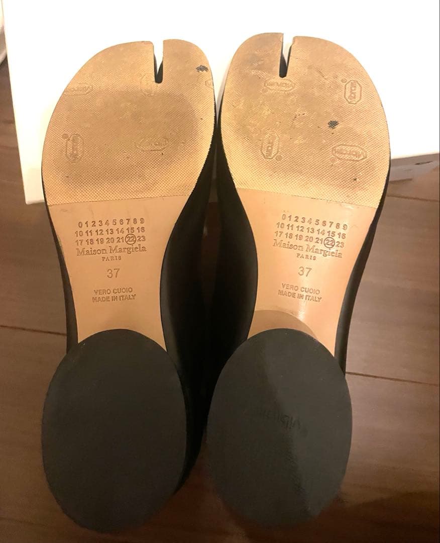 メゾンマルジェラ Maison Margiela タビブーツ 37 黒 正規品