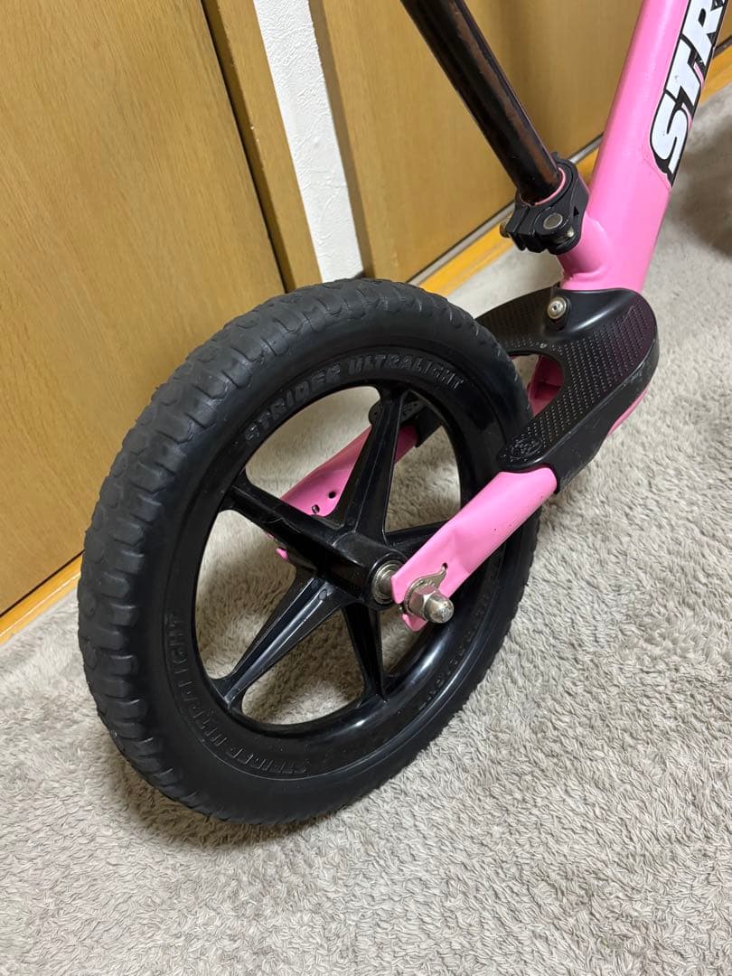 STRIDER スポーツ バランスバイク 12インチ ピンク