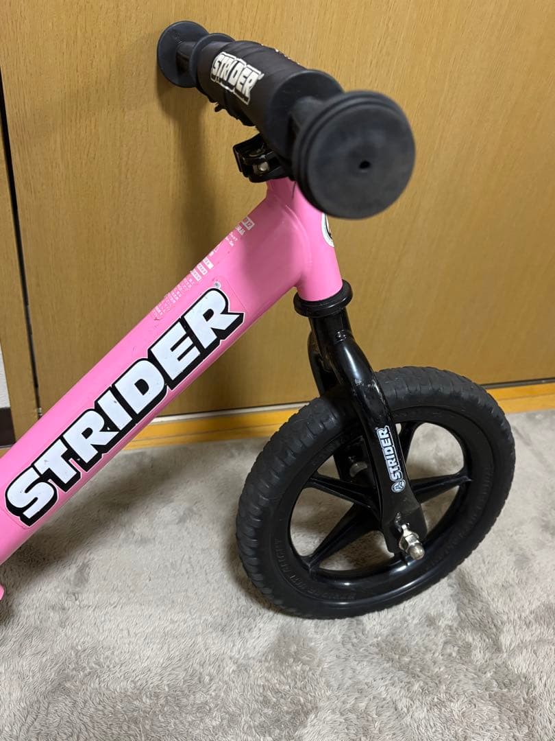 STRIDER スポーツ バランスバイク 12インチ ピンク