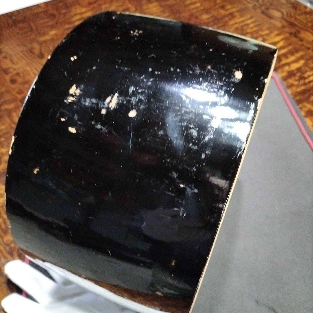 白けやき胴　締太鼓　和太鼓　くり抜き胴　中古品（黒地）