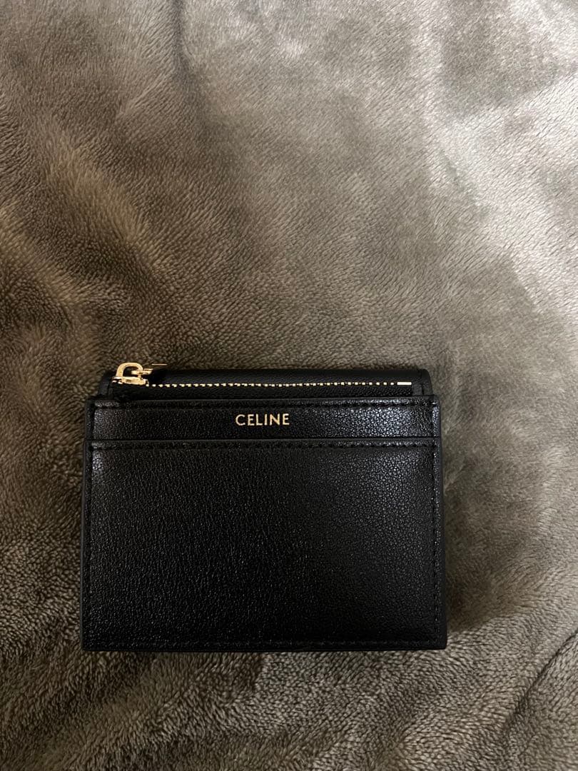 CELINE ブラック 三つ折り財布 箱付き