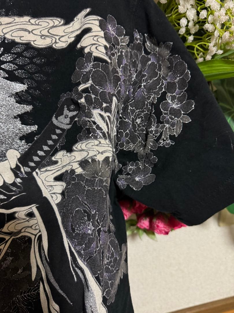 抜刀娘キラキラ和風Tシャツ