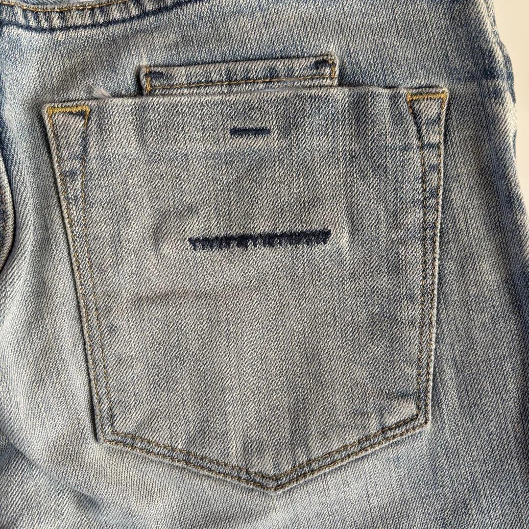 【美品】YANUK ハイウエスト ボーイズストレー LEAレディース S