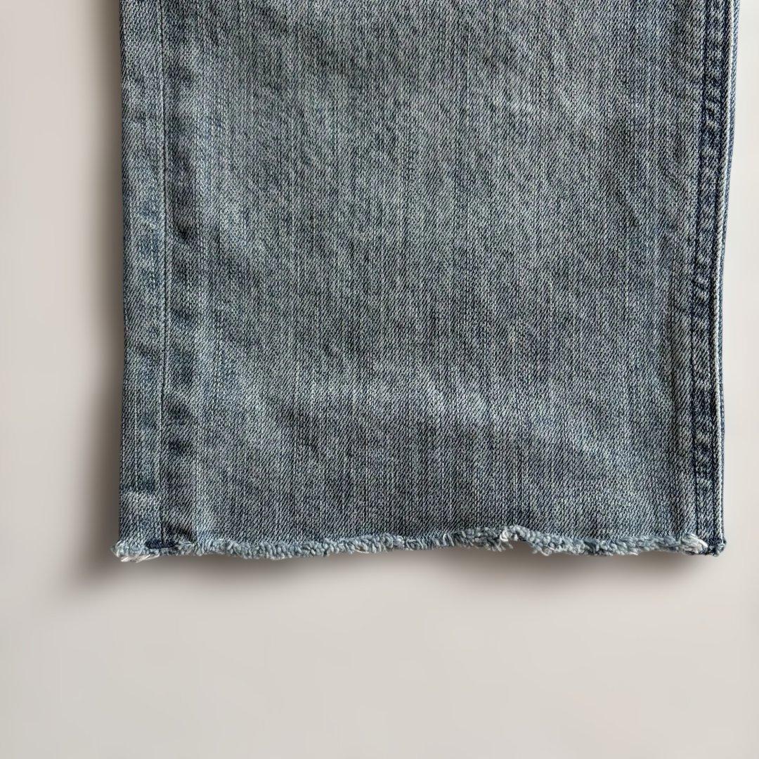 【美品】YANUK ハイウエスト ボーイズストレー LEAレディース S