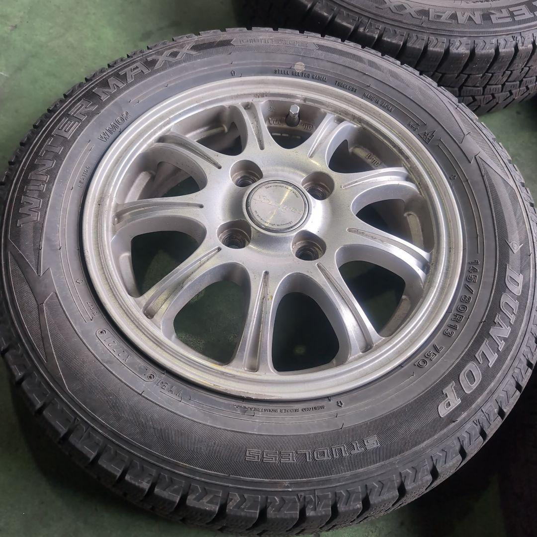 スタッドレス4本セット　軽自動車　145/80R13