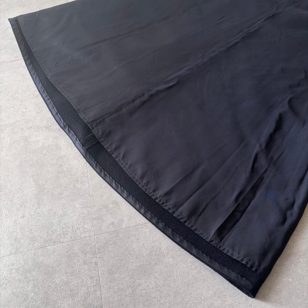 専用　美品　EVERY DAY I LIKE フレアスカート　カシミヤ　ネイビー