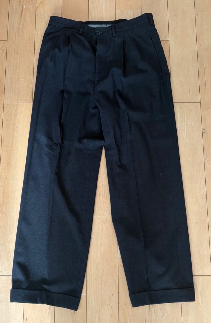 Giorgio Armani ダークグレー ダブルブレストジャケット