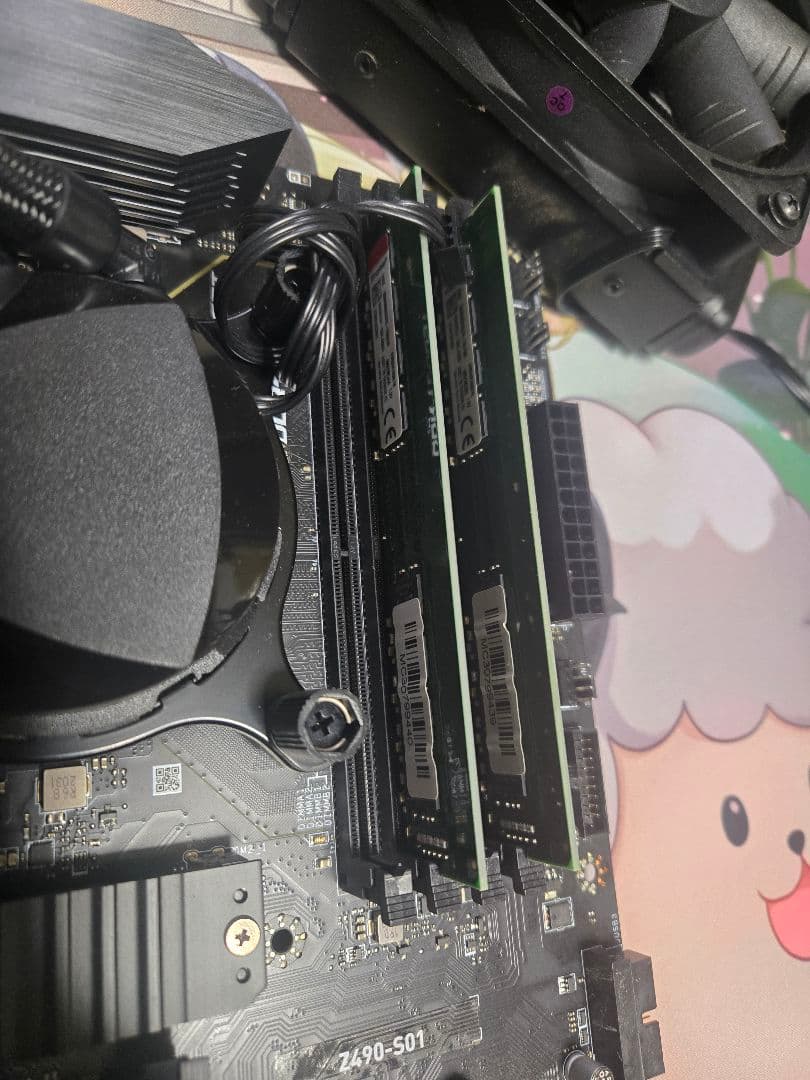 マザーボード+メモリ32gb+CPU+簡易水冷セット