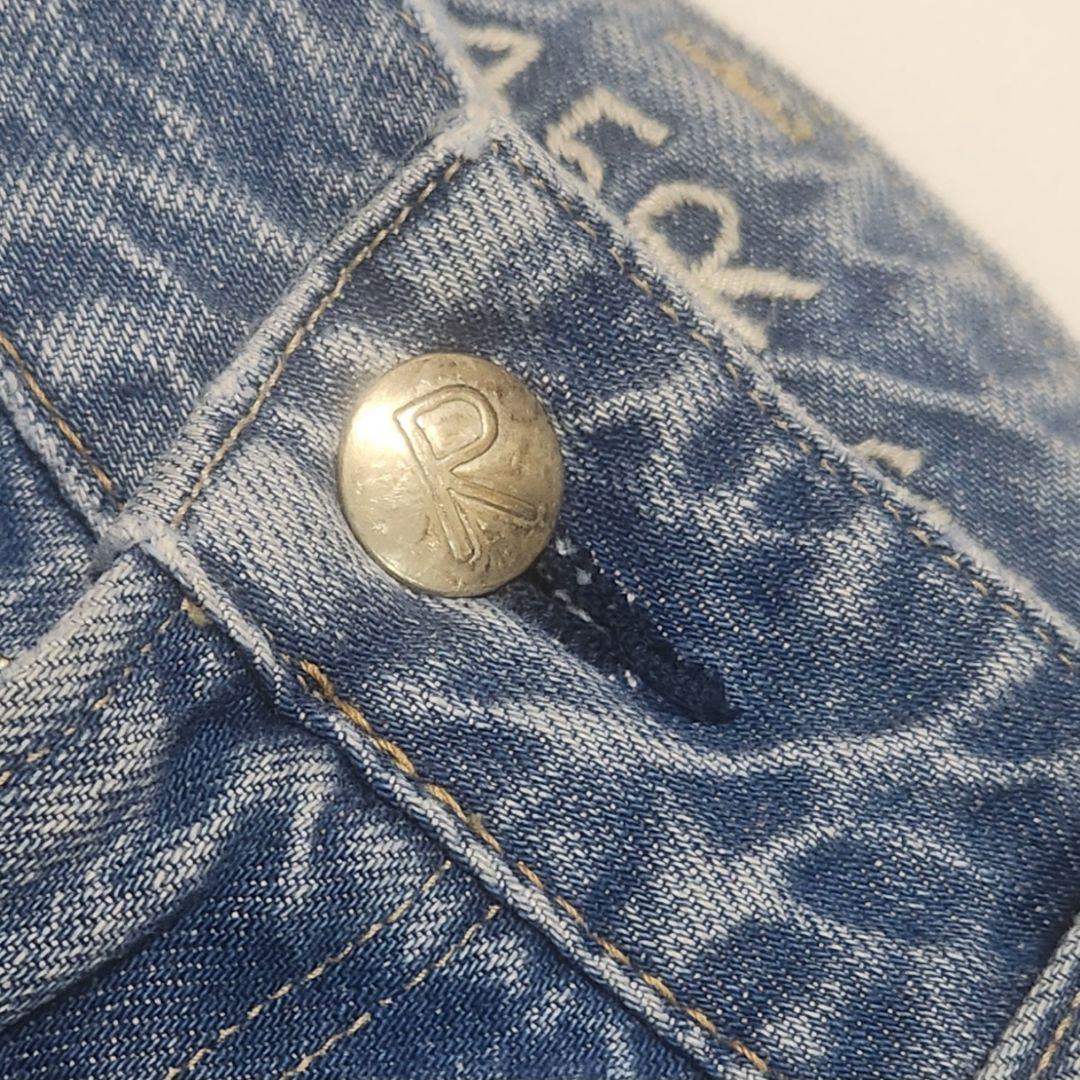 45R 45rpm 綿100 おこめデニムのシャルロットパンツ ダメージ加工 0