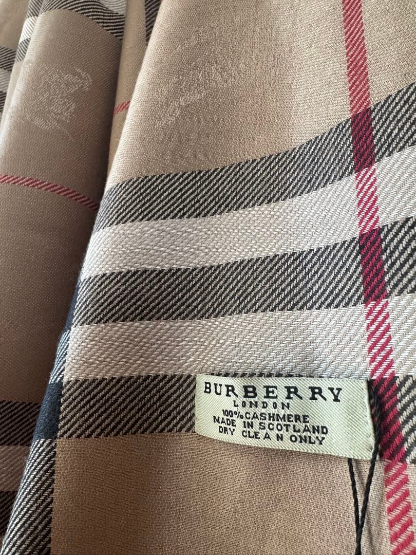 Burberry ストール シルクカシミヤ180cm×70cm