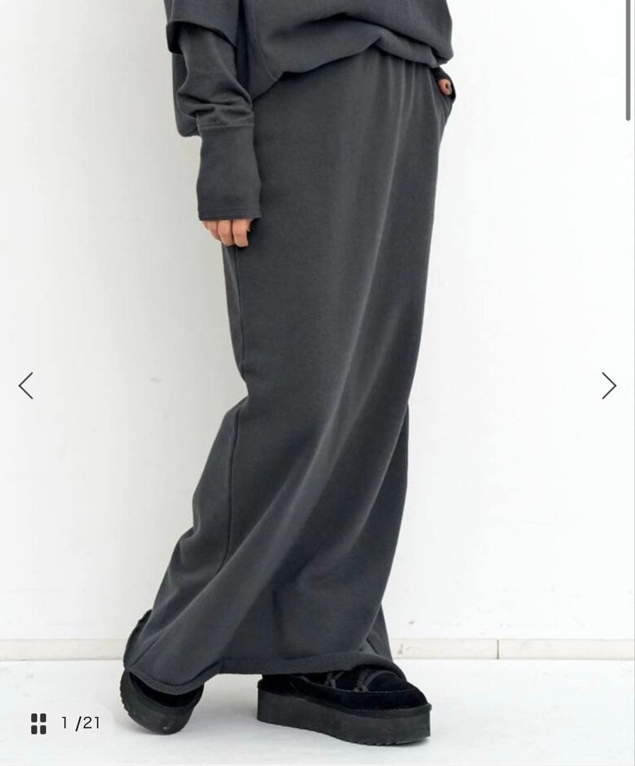 アパルトモン AMERICANA アメリカーナ SWEAT SKIRT 34