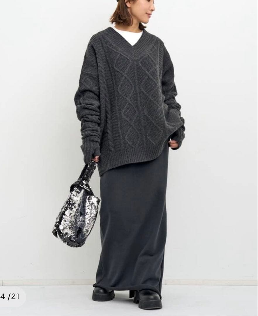アパルトモン AMERICANA アメリカーナ SWEAT SKIRT 34
