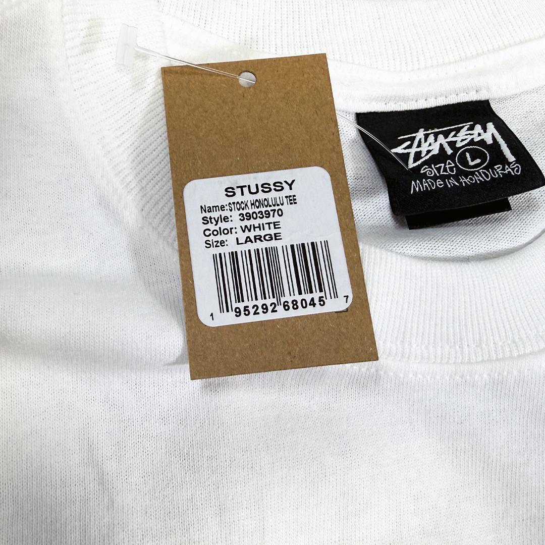 【新品未使用】 STUSSY ハワイ限定 Tシャツ Lサイズ ホワイト ホノルル
