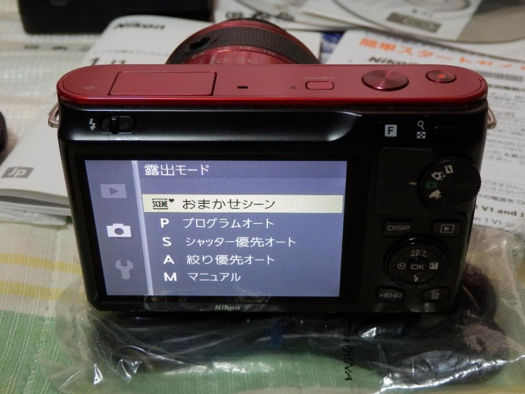 ⭕️動作品❤️完品❤️ニコン1 赤 J1★ミラーレス一眼❌除外GR-N2000等