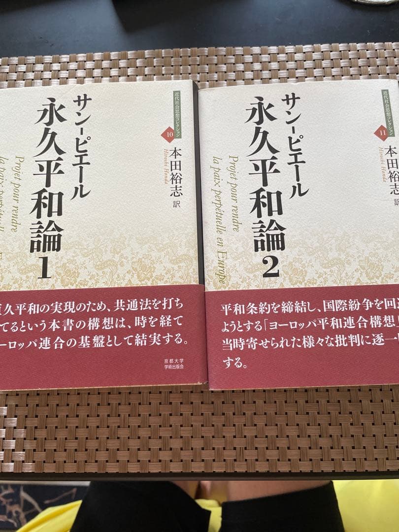 サン・ピエール 永久平和論 1・2 セット