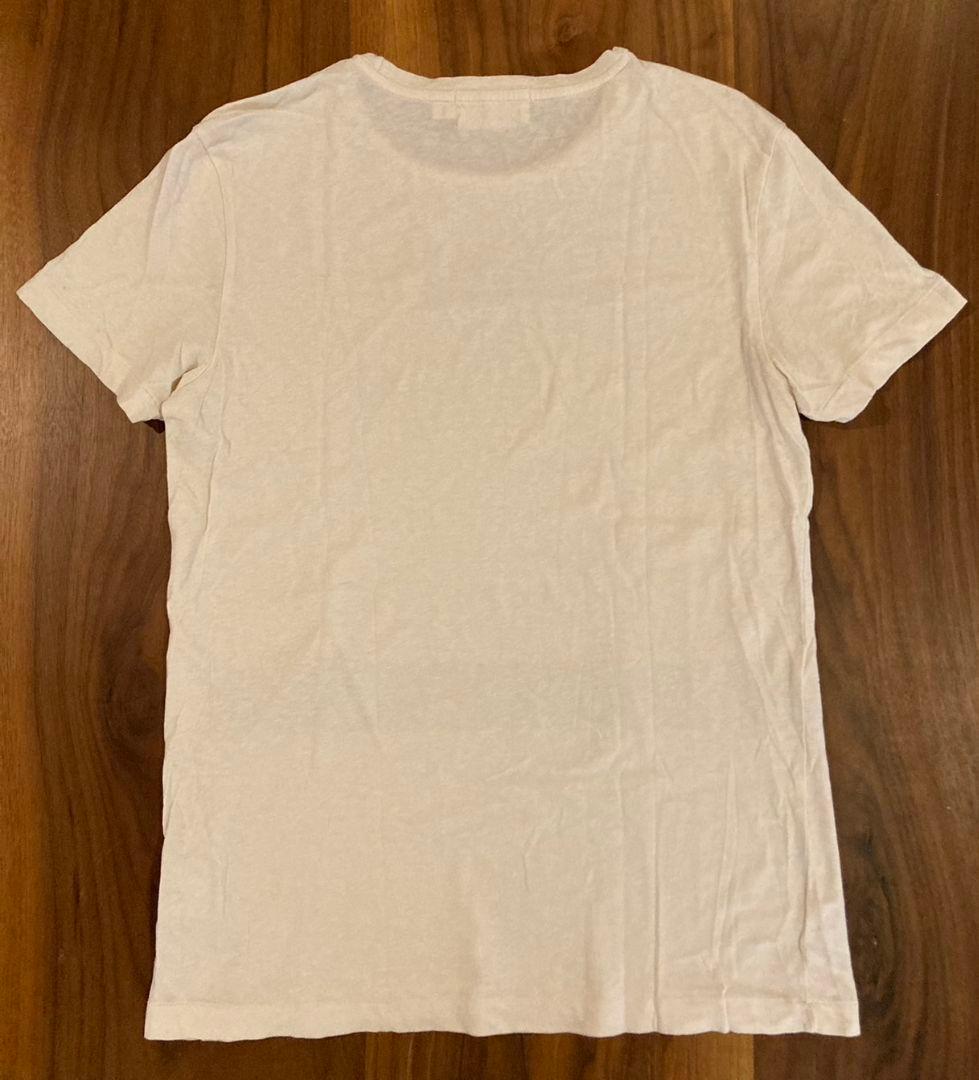 【f.wu】香港製デッドストックダブルアールエルステンシルTシャツS生成