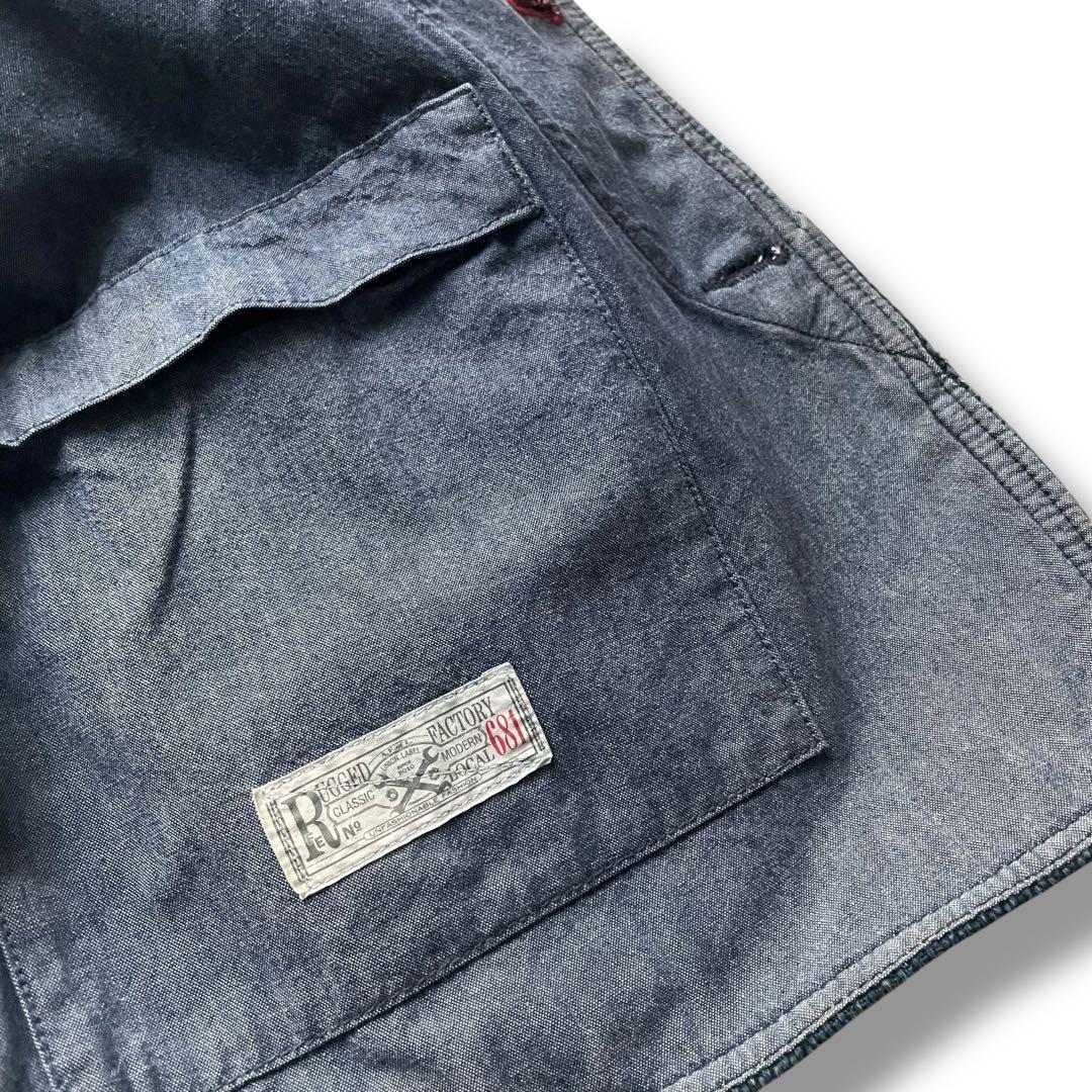 ラギッドファクトリー 刺し子 道着クロス ワークベスト size M 日本製