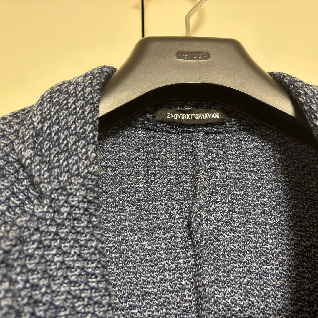 EMPORIO ARMANI ネイビー テーラードジャケット