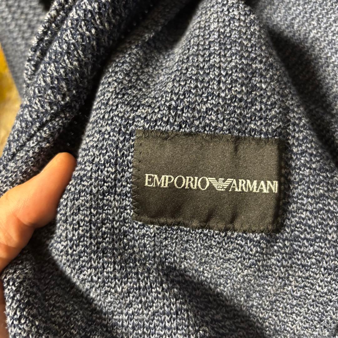 EMPORIO ARMANI ネイビー テーラードジャケット