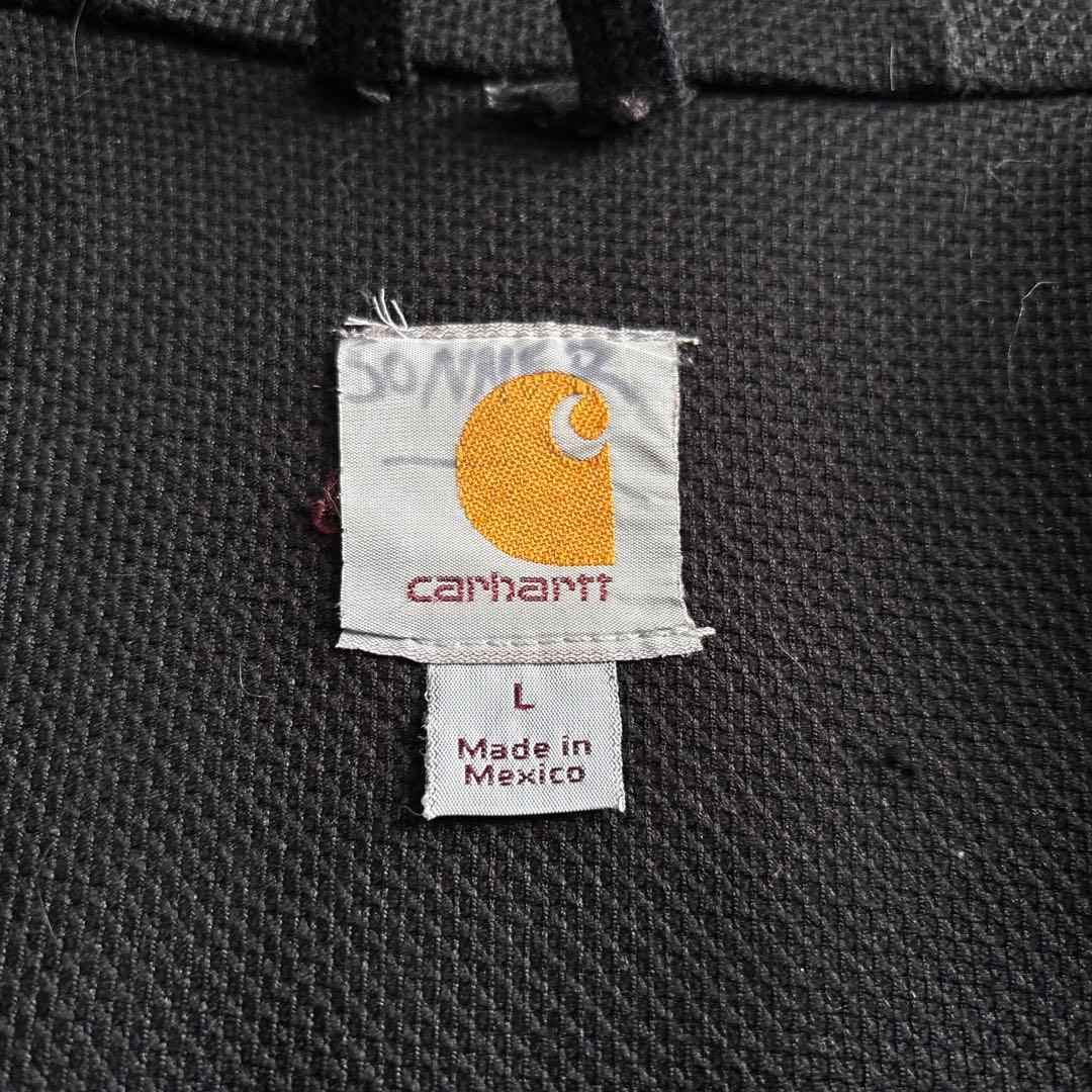 00's■carhartt【L】アクティブジャケット スウェット フェード 茶