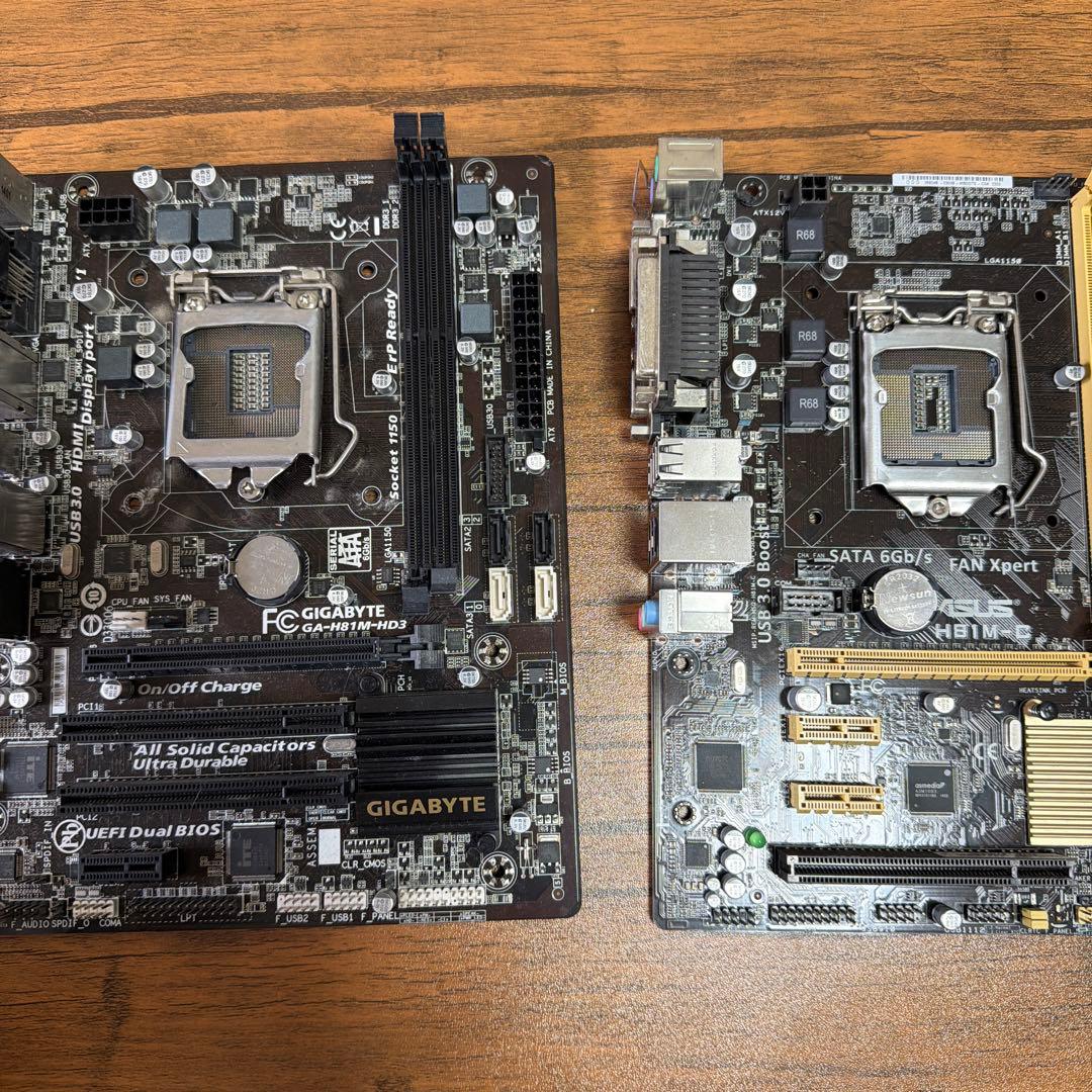 PCパーツセット　ジャンク　メモリ　マザーボード　CPU CPUファン