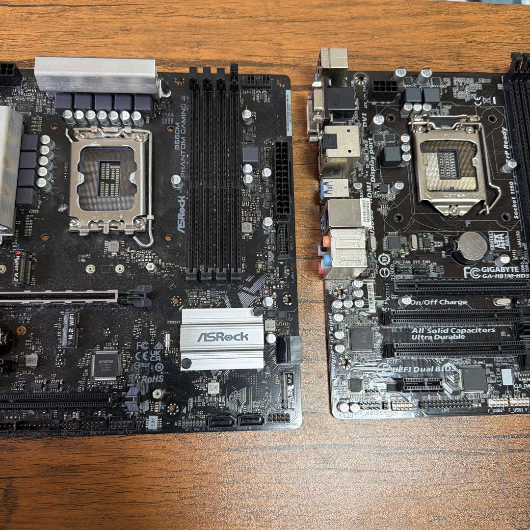 PCパーツセット　ジャンク　メモリ　マザーボード　CPU CPUファン