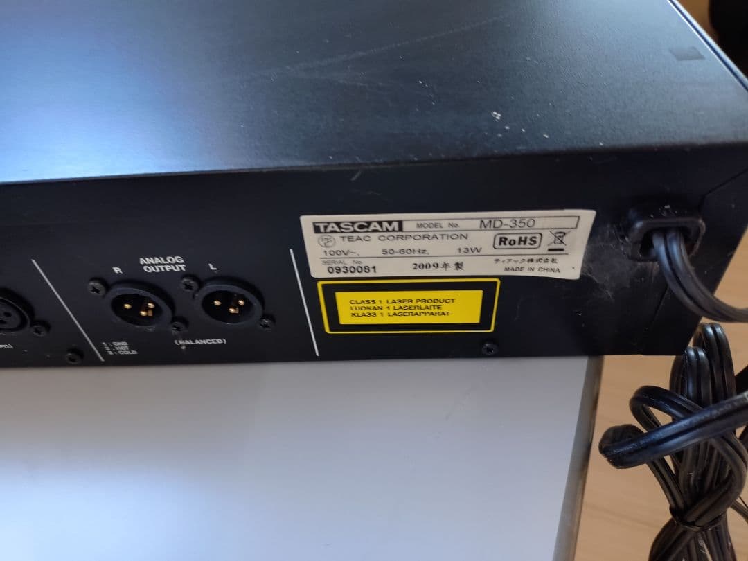 TASCAM MD-350 MDレコーダー【ジャンク品】