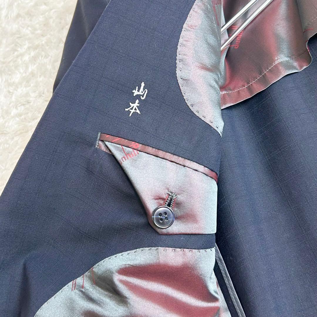 dunhill カスタムメイド シャドーチェック ダブルスーツ セットアップ
