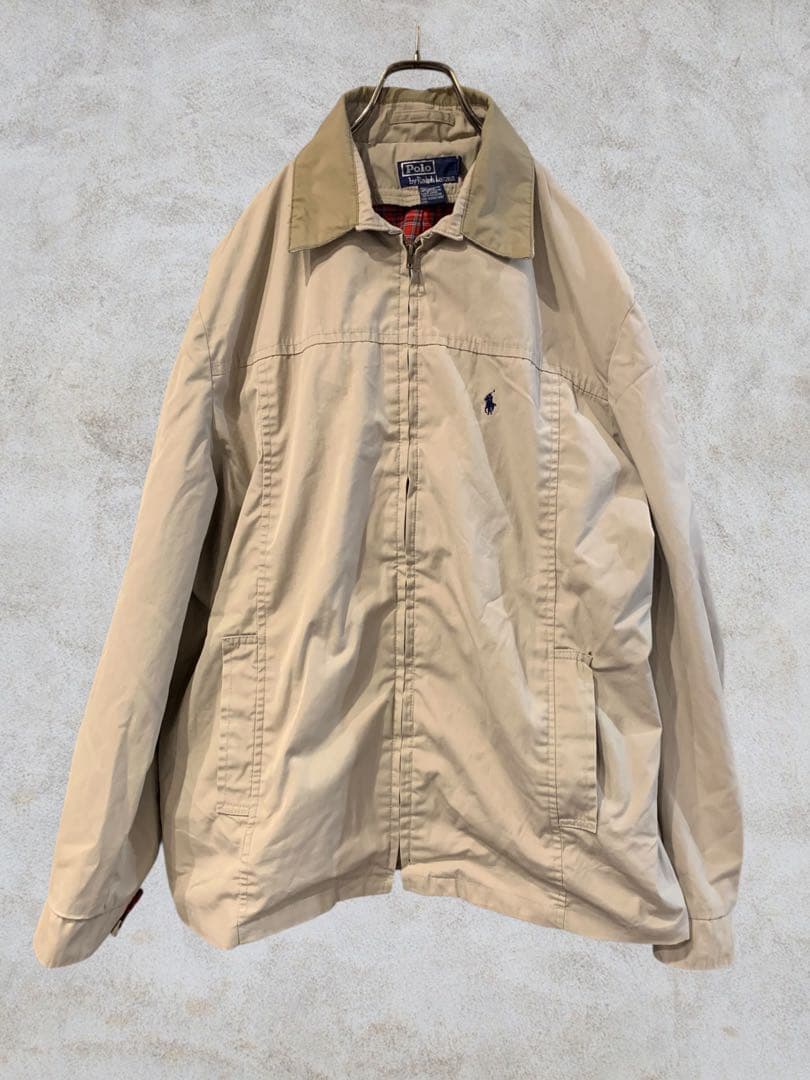 【ヨッシー】ラルフローレン スイングトップ XL 襟コーデュロイ