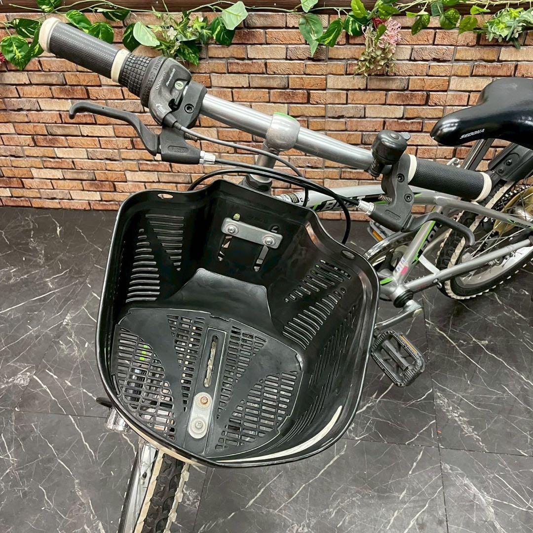 【114】子供用自転車 子供車 SEDONA シルバー 20インチ 変速付き