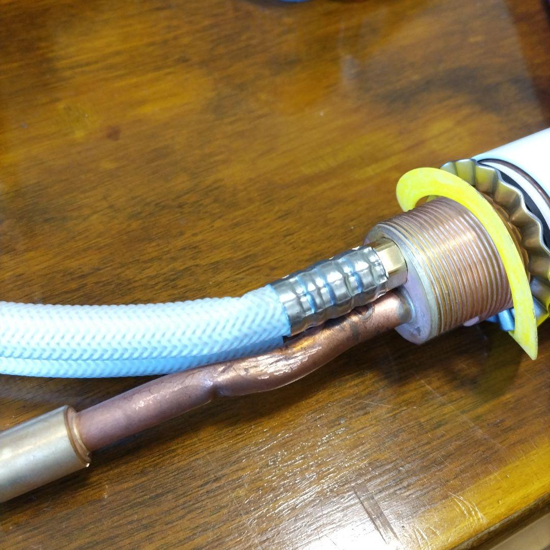 フレキシブルホース付き蛇口　サンエイ混合栓　K37610EJV 13