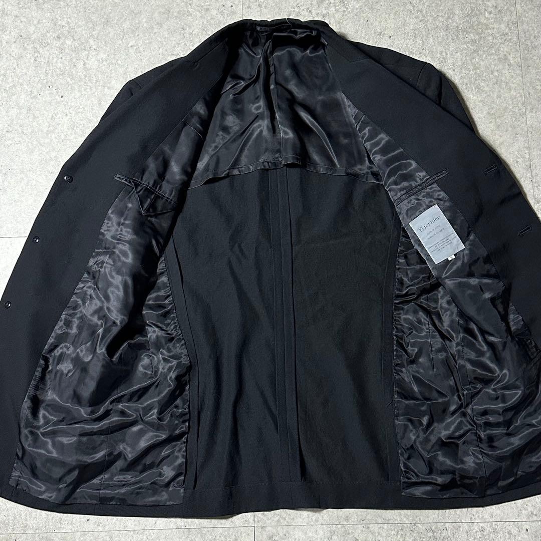 Y's for men 90s ウールギャバ セットアップ 黒 s