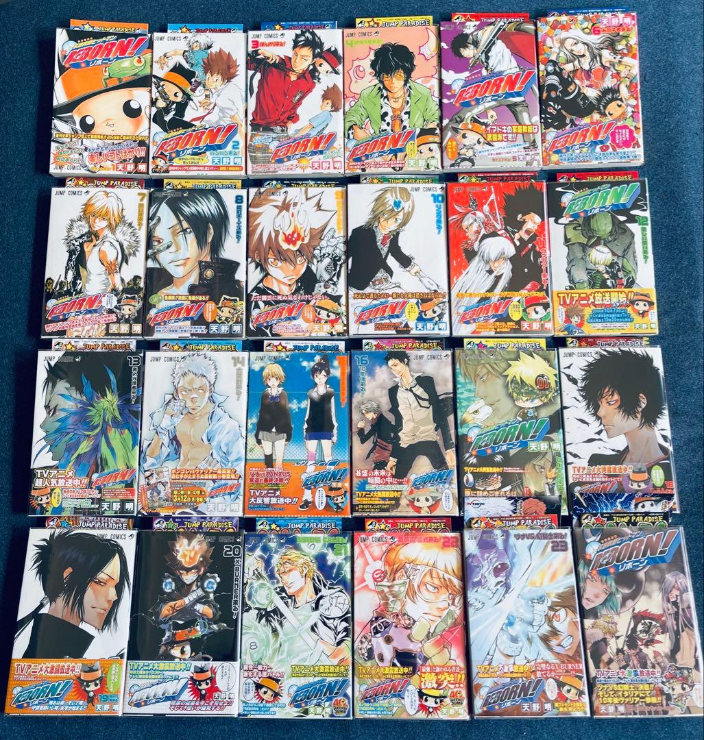 家庭教師ヒットマンReborn! ★ 全巻初版 ★ 帯☆チラシ付き + おまけ