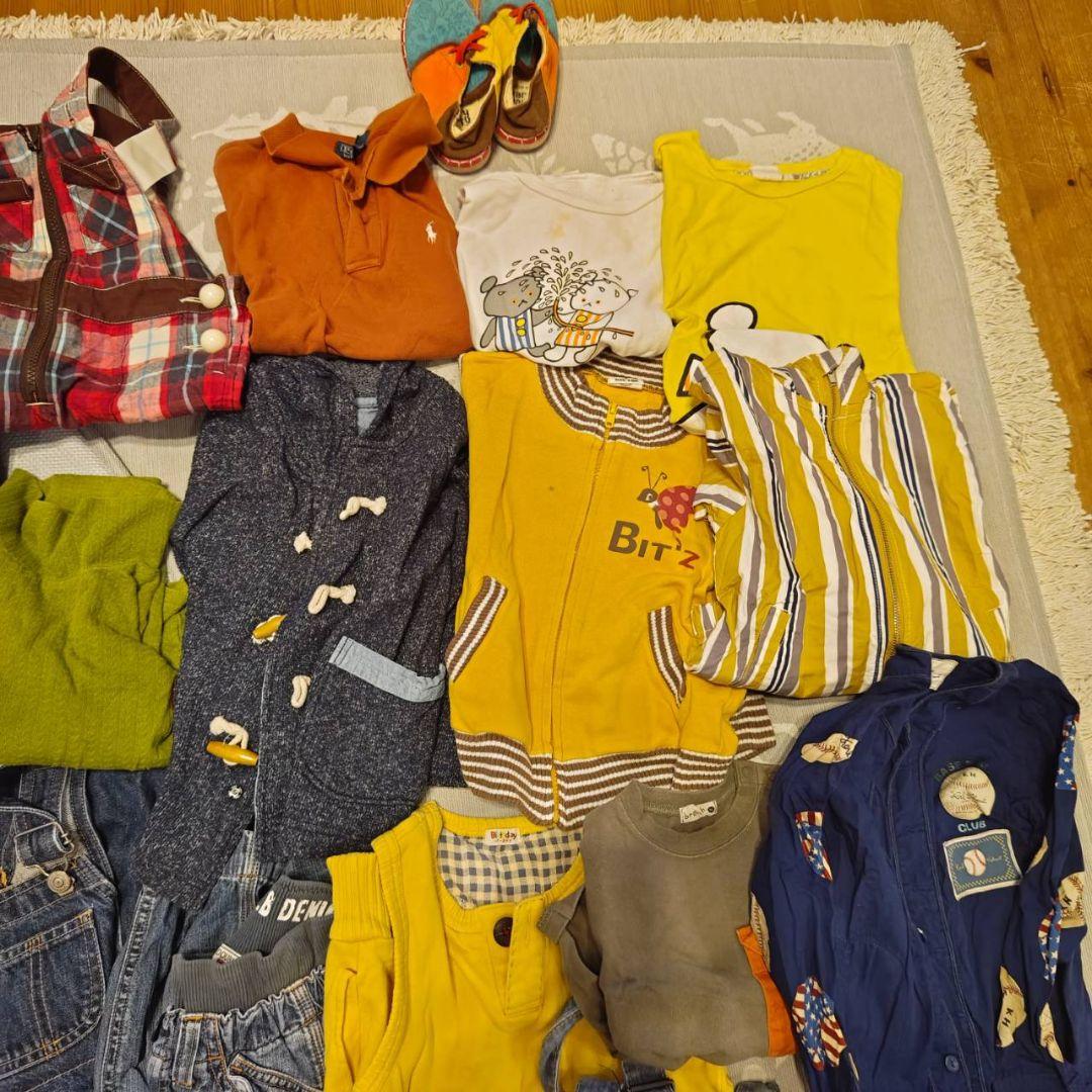 キッズ服（男の子向け100〜110）オールシーズンまとめ売り、合計76点セット