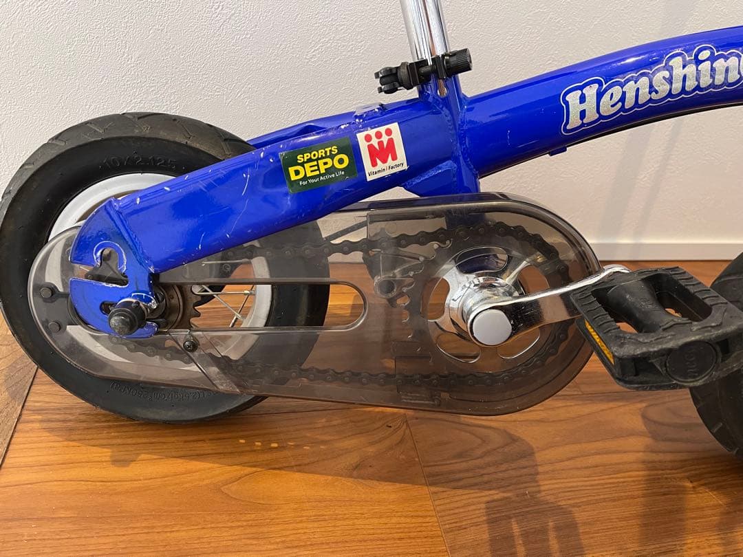 へんしんバイクS Henshin Bike S ブルー 10インチ キックバイク