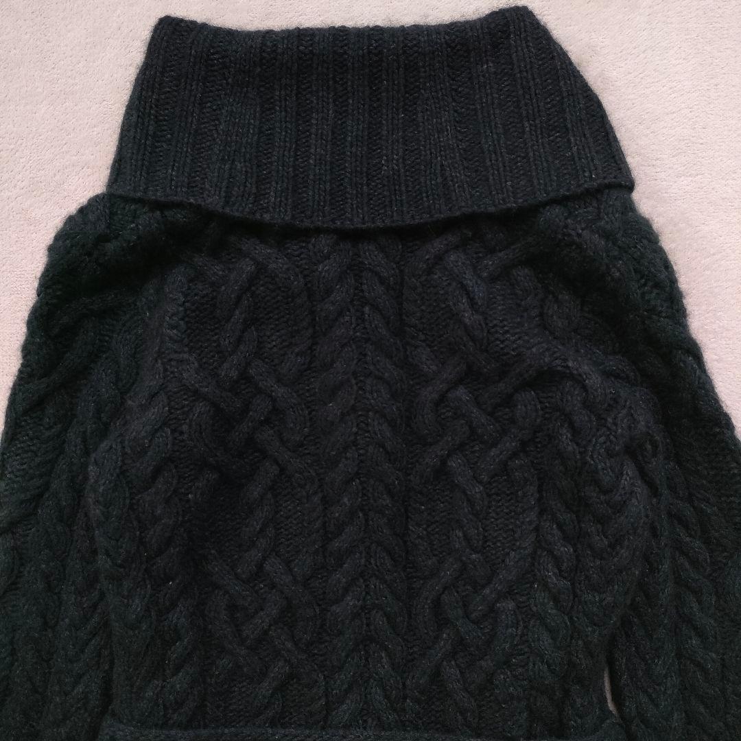 ラルフローレン ケーブルニット カシミヤ カーディガン ショールカラー ベルト